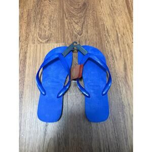 Havianas mens flip flops size 11/12 blue -NWT